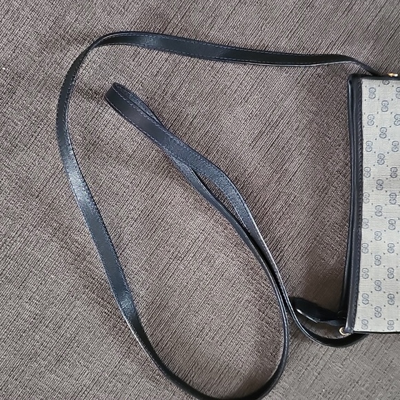 GUCCI Navy Blue Canvas Supreme Micro GG Blue Trim Crossbody Bag Authenticated - Picture 15 of 16